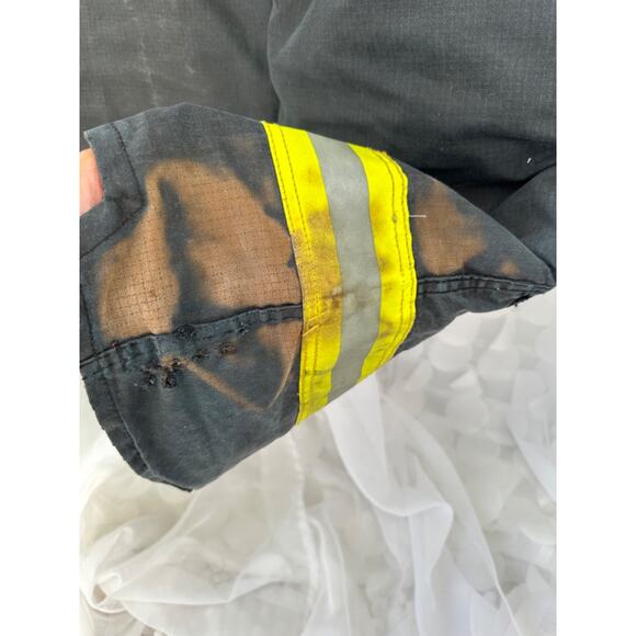 Fireman Firefighter Safety Pants Black Honeywell Morning Pride 42 x 32 work pant - Picture 9 of 11